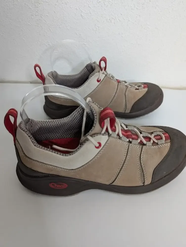 Chaco Torlan Bulloo Hiking Shoes Salmon Run ‎ 9  Vibram Sole Trail Sneakers Camp